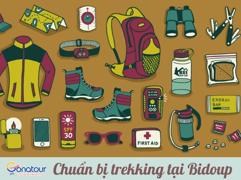 Chuẩn bị khi đi trekking Bidoup